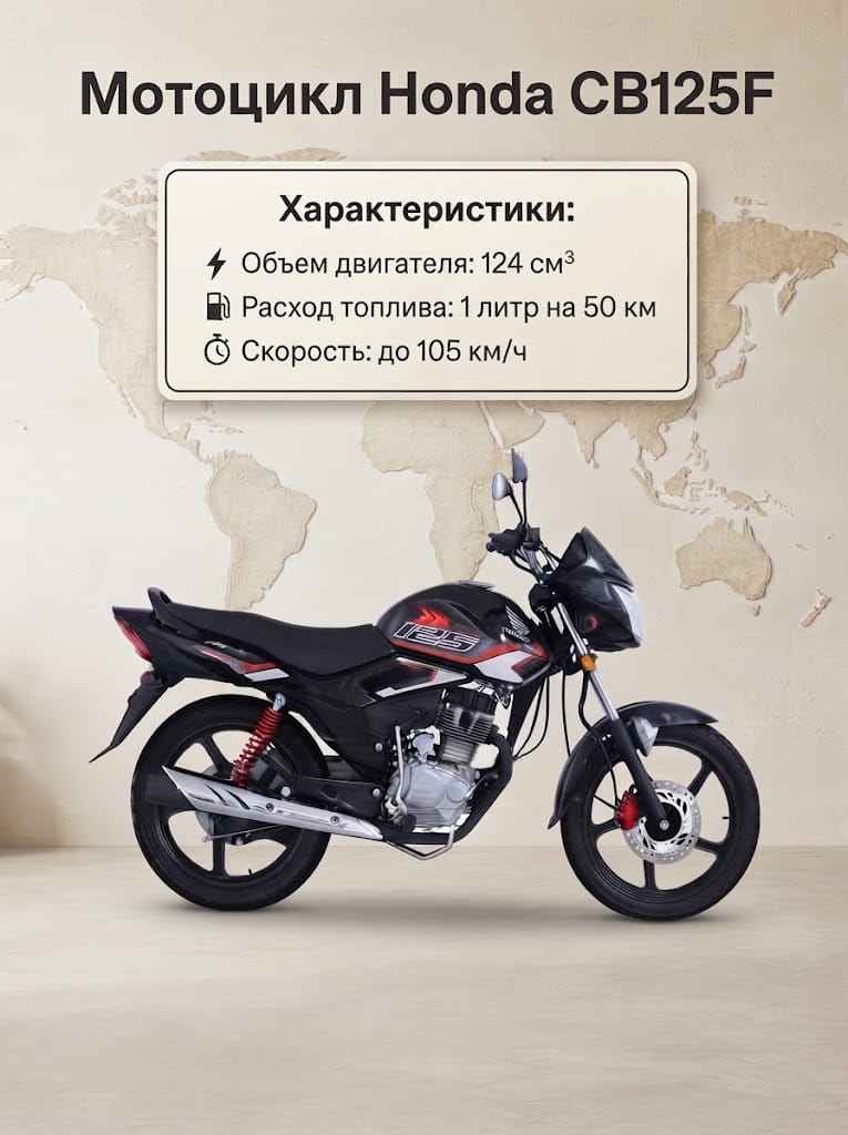 Honda CB125F — фотография 1